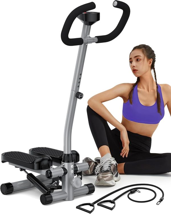 Amicus Mini Stepper for Exercise, Adjustable Height Hydrauli...