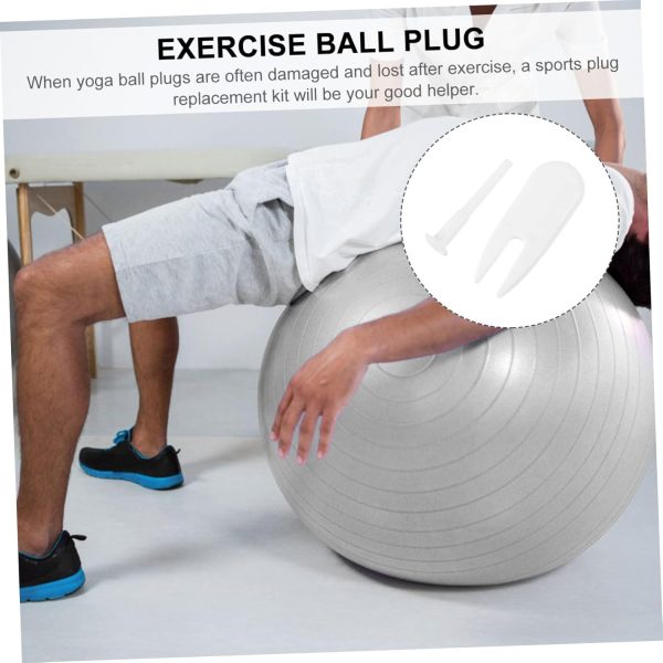 Yoga Ball Air Plug Ball Pump Pp Exercise Puller Fitness Ball...