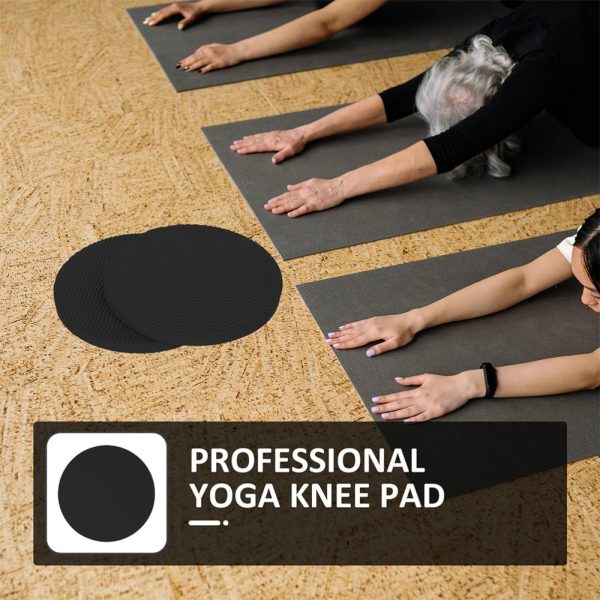 2 Pairs Yoga Knee Pad Thick Yoga Mat Knee Pads for Work Pant...