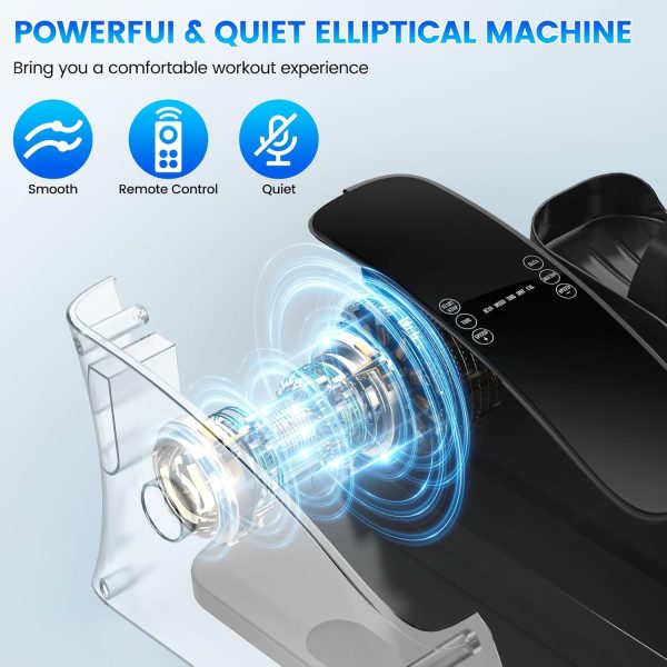 Under Desk Elliptical Exercise Machine, Ellipse Leg Exercise...