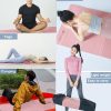 Yoga Mat 10mm Thick Folding Exercise Mat 76.7"x 35.4" Large ...