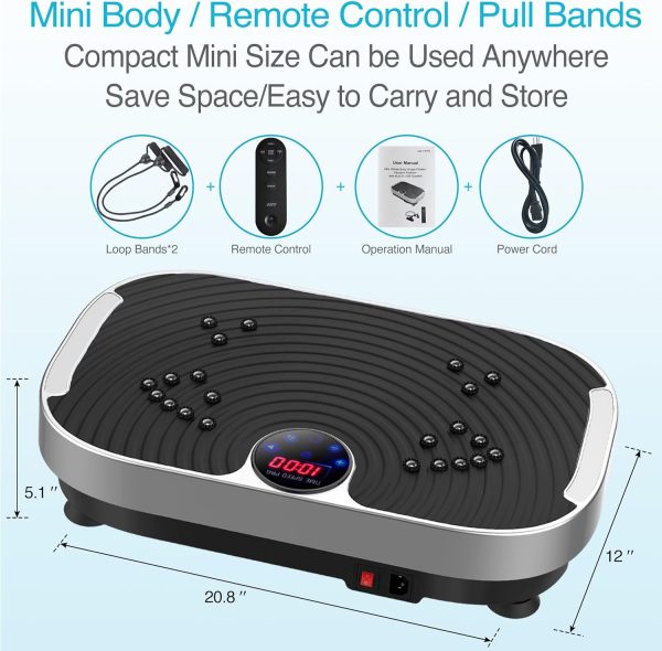 AXV Vibration Plate Exercise Machine Whole Body Workout Vibr...
