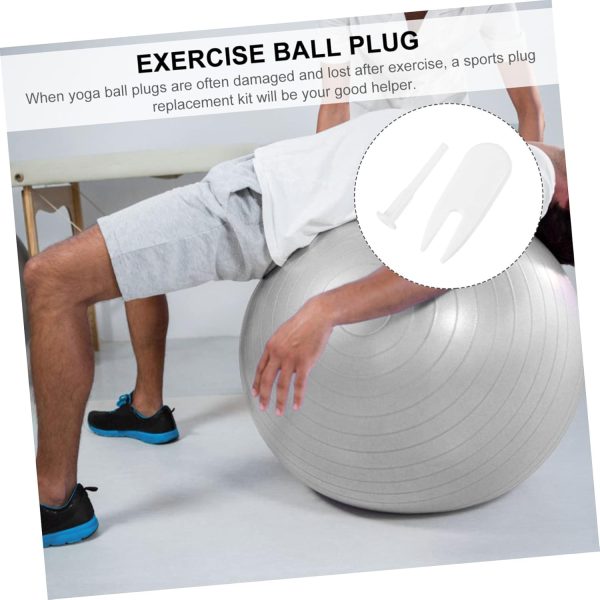 Yoga Ball Air Plug Yoga Replacement Kit Pp Exercise Puller A...