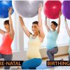 Exercise Ball for Yoga, Fitness, Balance Stability, Extra Th...