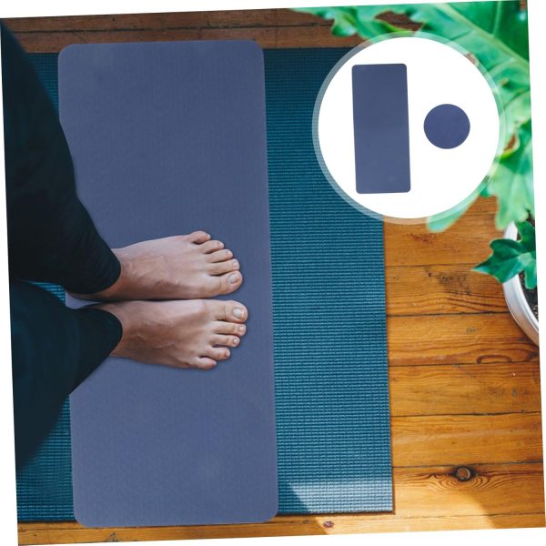 4pcs Tpe Yoga Mat Yoga Mats Pads Wheel Workout Gym Cushion S...