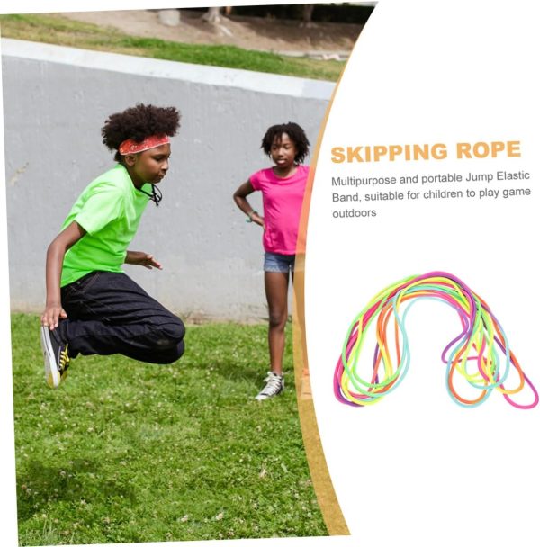 2pcs Rubber Band Beaded Jump Ropes Jumping Ropes Adult Jump ...
