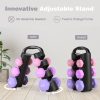LIONSCOOL Set of 2 Neoprene Coated Dumbbell Hand Weights, An...