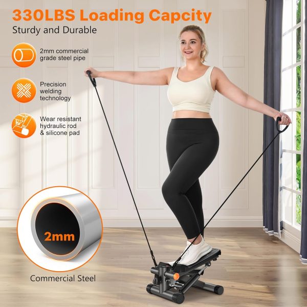 Stair Steppers for Excercise at Home, Mini Stepper with Resi...