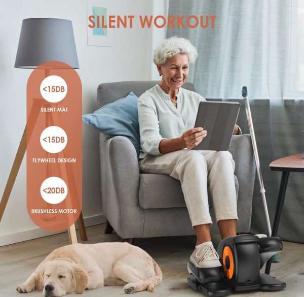 Under Desk Elliptical Machine for Home,Ellipse Leg Exerciser...