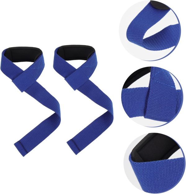 2pcs Fitness Grip Band Weightlifting Belt Wrist Band Wristba...