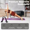 LIONSCOOL Set of 2 Neoprene Coated Dumbbell Hand Weights, An...