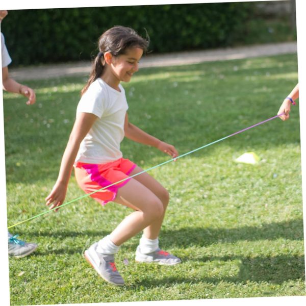 2pcs Rubber Band Speed Rope Weighted Jump Rope Jumping Rope ...