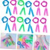 12pcs Color Skipping Rope Speed Rope Adjustable Weighted Jum...