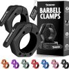 DMoose Fitness Barbell Clips 2" (Pair) - Quick Release Olymp...