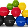 Neoprene Workout Dumbbell Set - Non Slip, Anti Roll Exercise...