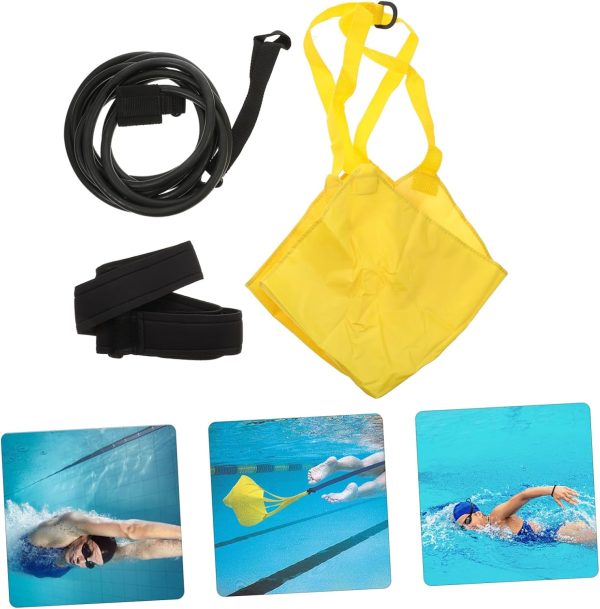 Toddmomy 1 Set Latex Swim Resistance Belt Swim Resistance Eq...