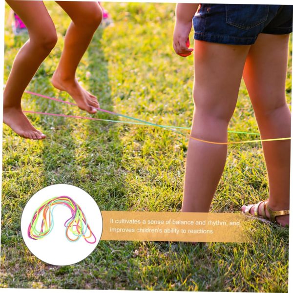 2pcs Rubber Band Speed Rope Weighted Jump Rope Jumping Rope ...