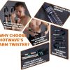 HOTWAVE Twister Arm Exerciser,Adjustable Spring Workout Bar,...