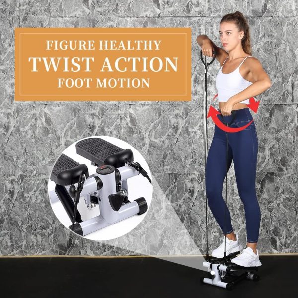 YSSOA Mini Steppers for Exercise at Home, Stair Stepper with...