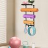 Yoga Mat Holder Wall Mount,Workout Storage Organizer for Hom...