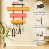 Yoga Mat Holder Wall Mount,Workout Storage Organizer for Hom...