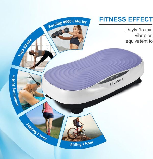 EILISON Glory Vibration Plate Exercise Machine - Whole Body ...