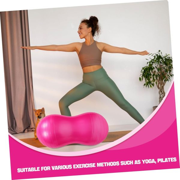 Stability Ball for Pregnancy Peanut Exercise Ball with Massa...