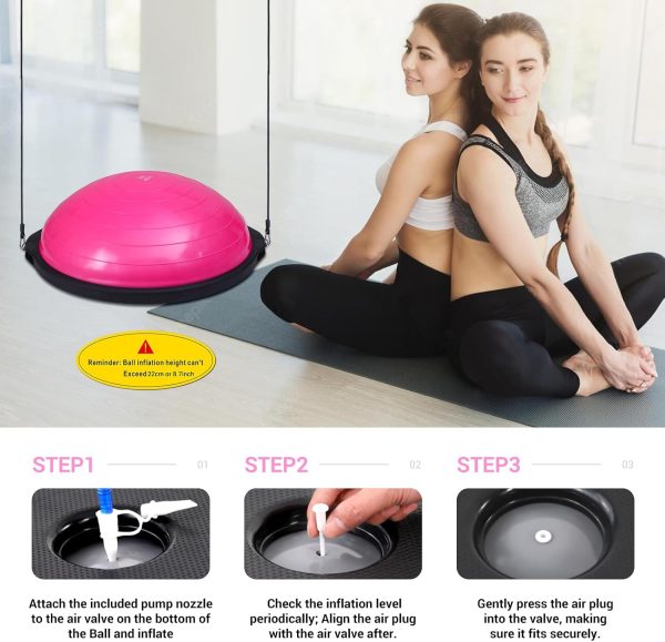 Nice C Balance Ball, Half Ball, Balance Ball, Exercise Worko...