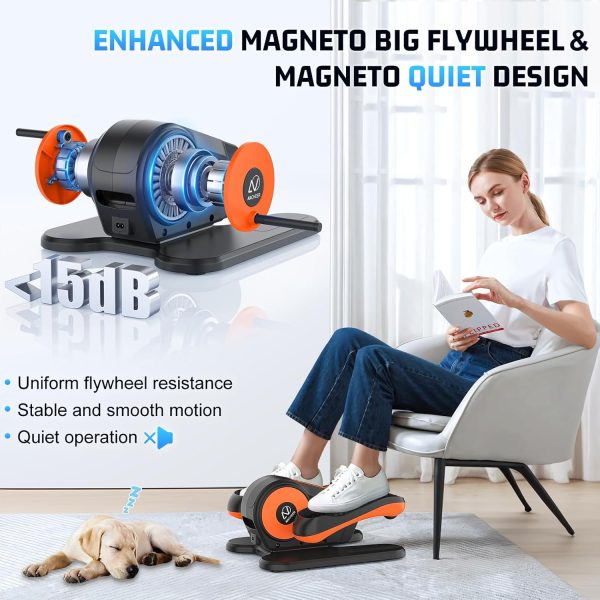 ANCHEER Under Desk Elliptical, Electric Leg Exerciser While ...