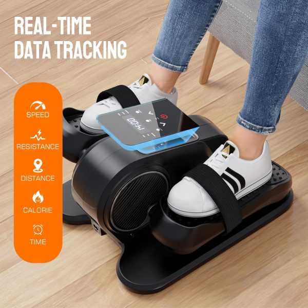 Under Desk Elliptical Machine for Home Workout, 12 Levels Sp...