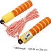 1 Set Jump Rope Jumping Rope Adjustable Rope for Fitness Ski...