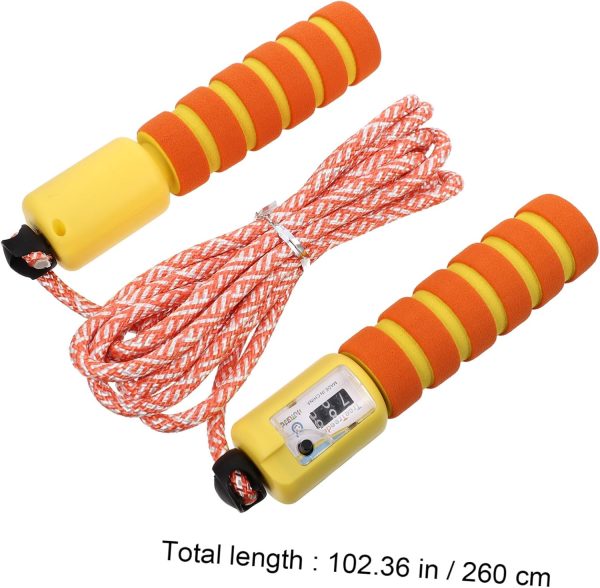 1 Set Jump Rope Jumping Rope Adjustable Rope for Fitness Ski...