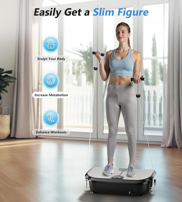 FEIERDUN Vibration Plate Exercise Machine, Vibration Plate f...