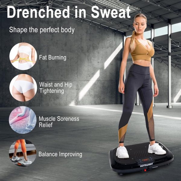 Vibration Plate Exercise Machine for Lymphatic Drainage,Powe...
