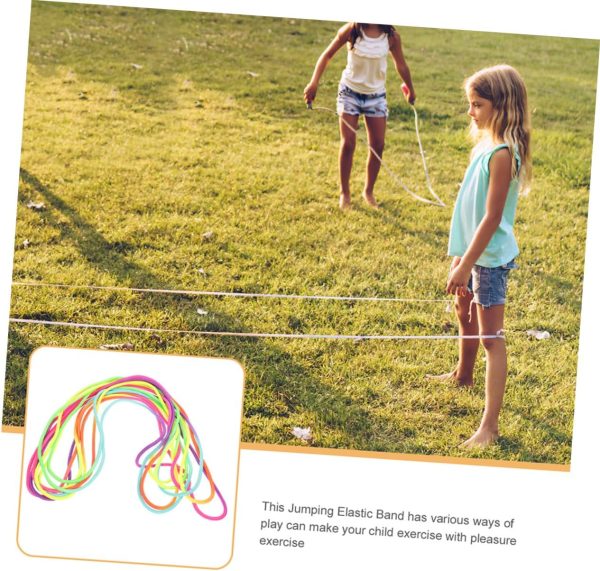 2pcs Rubber Band Beaded Jump Ropes Jumping Ropes Adult Jump ...