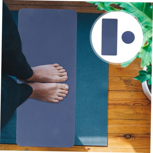 4pcs Tpe Yoga Mat Stretching Mat Mats Pads Gym Wheel Workout...