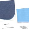 4pcs Tpe Yoga Mat Pads Gym Yoga Mats Wheel Tri Fold Exercise...