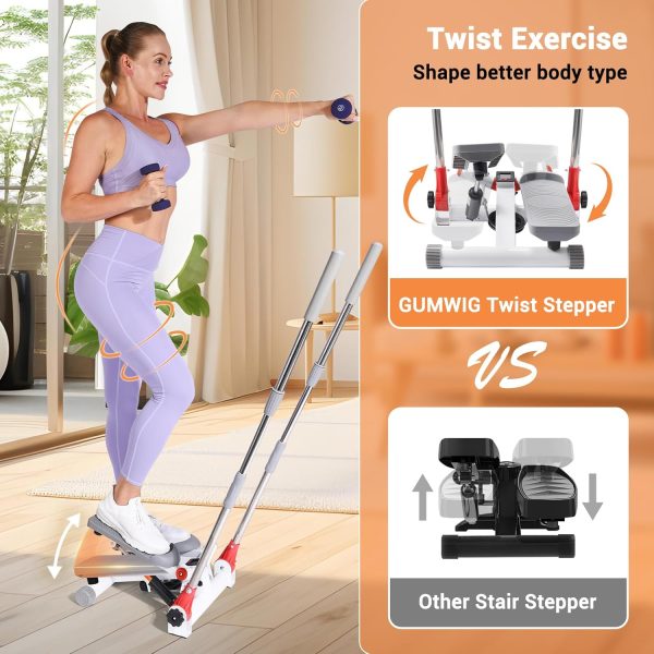 Twist Stepper with Handlebar for Home Exercise, Twisted Stai...