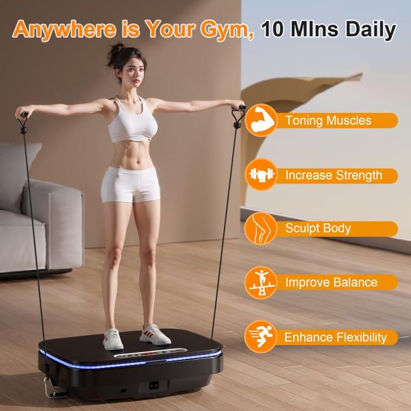 Vibration Plate Exercise Machine, Lymphatic Drainage Machine...