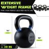 Kettlebells, Single-cast Iron, No-welded Joints, Wide Handle...