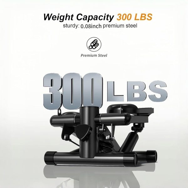 Steppers for Exercise at Home, Mini Stair Stepper with Resis...