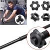 Dumbbell Collars 1 inch Dumbbell Hex Nut Barbell Collar Clam...