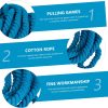 Toddmomy Tug of War Rope Weighted Jump for Men Cordless Cord...