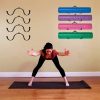 Wall Mount Yoga Mat Foam Roller and Towel Rack Hooks , Exerc...