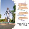 4pcs Jump Rope Wire Cord Electric Tricep Machine Bar Cable S...