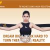 76 Inch Extended-Length Fabric Resistance Bands - Heavy Duty...