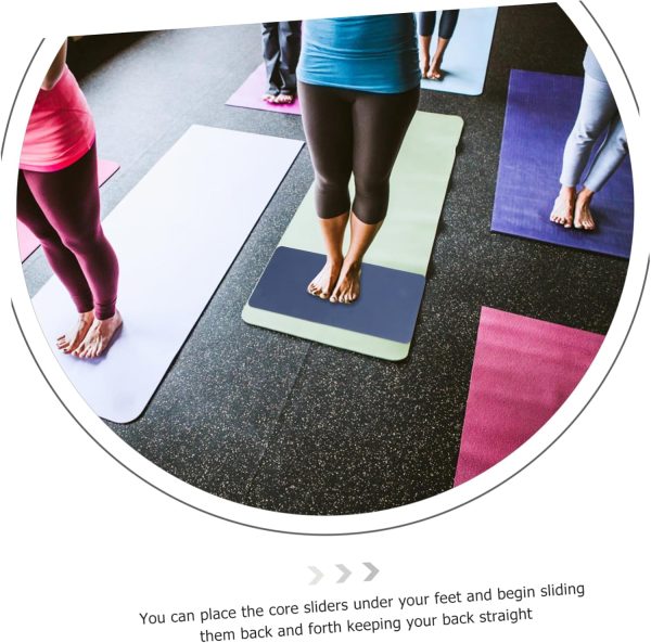 4pcs Tpe Yoga Mat Pads Gym Yoga Mats Wheel Tri Fold Exercise...