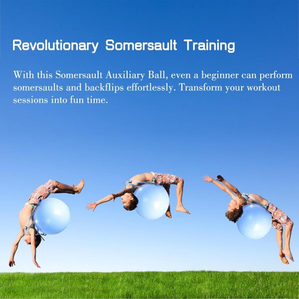 Somersault Auxiliary Ball,Exercise Ball for Flip Backflips, ...