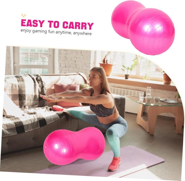 Stability Ball for Pregnancy Peanut Exercise Ball with Massa...
