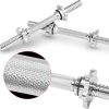 Yes4All Pair of Threaded Dumbbell Handles 14/16/18/24 inch, ...
